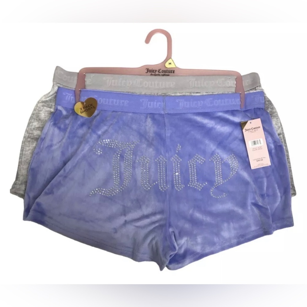 Juicy Couture Women's Velvet Sleep Shorts - SIZE MEDIUM